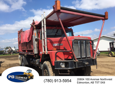 1981 International F5070 6x6 Cab & Chassis / Line Puller Truck NTC 290 Cummins engine, Engine brake,...