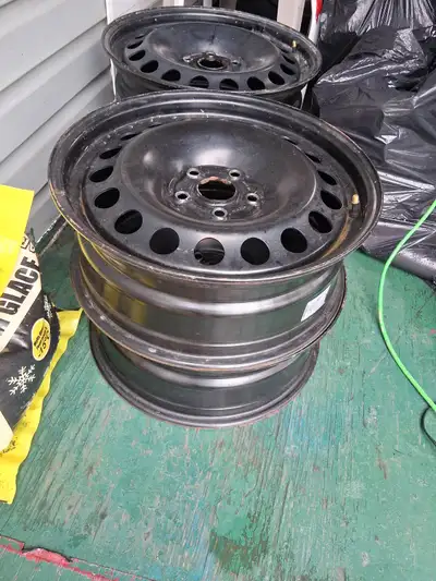 Volkswagon Rims for sale Excellent Condition Asking 80.00 for all 4 Size 5 112mm bolts