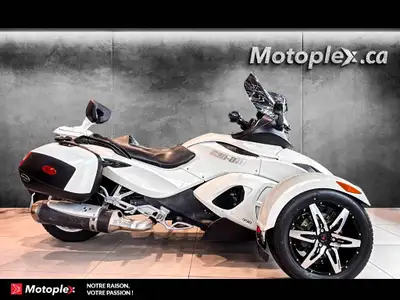 2010 CAN AM SPYDER RSS SE5 SPYDER RSS SE5 CAN AM SPYDER SE5 2010 82450 KM DOSSIER PASSAGER KIT VALIS...