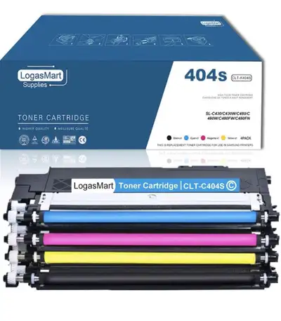 SAMSUNG LASER  PRINTER TONER CARTRIDGE 4-pack, View more