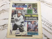 THE HOCKEY CARD COLLECTORS WORLD JAN 1991 Wayne Gretzky Cover$20
