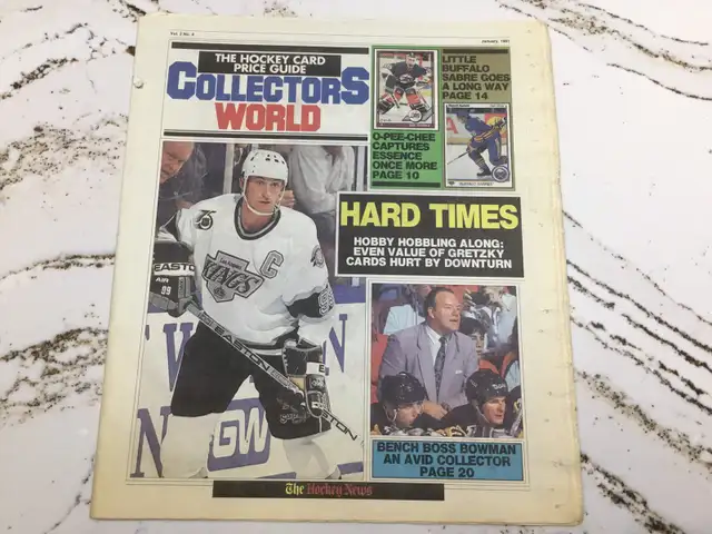 THE HOCKEY CARD COLLECTORS WORLD JAN 1991 Wayne Gretzky Cover$2063871131318147120