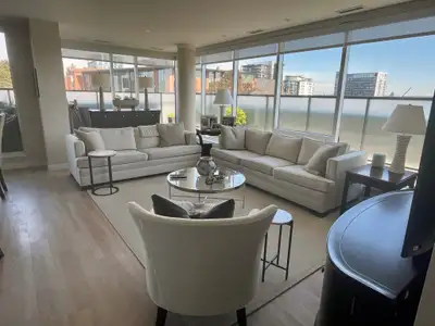 Enjoy luxury living in this beautifully furnished ONE BEDROOM PLUS DEN/HOME OFFICE for rent in the h...