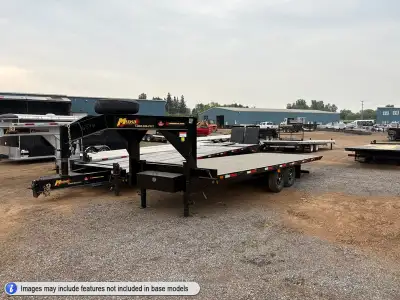 Miska Trailer Factory custom builds gooseneck & fifth wheel float trailers - call for current stock...