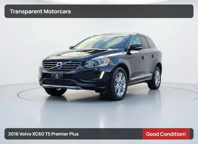 Transparent Motorcars is pleased to offer this beautiful 2016 Volvo XC60 T5 Premier Plus With 107,82...