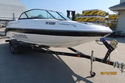 Gently USED 2006 Sea-doo Utopia 205 SE in white/beige. This 20' jet-powered bowrider in great condit...