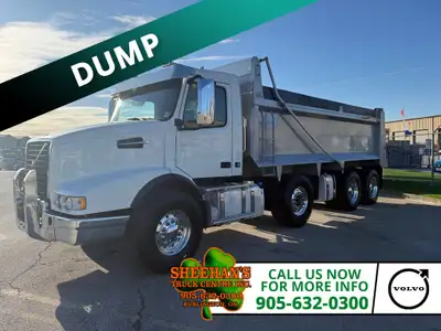 Triaxle Dump with Volvo D13 455HP, I Shift with Crawler Gear,20,000lb Front Axle, 46,000lb Rear Axle...