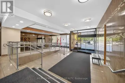 Welcome 15 Torrance Rd #1102 walk into this Bright, Clean & Spacious Large Corner Unit In Very Well...