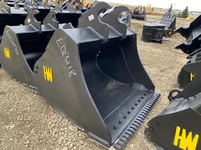 New in stock. HW Attachments 72" Clean Up Bucket 300 Series WBM lugged (30 Ton) 3 In Stock 1 Year ma...
