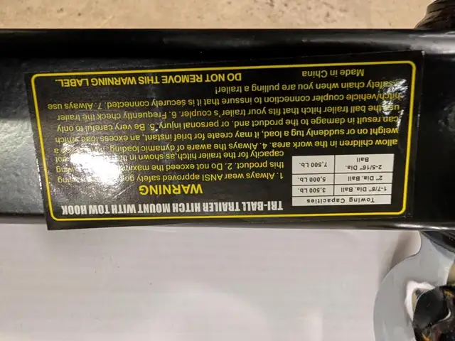 UNKNOWN TRI-BALL WITH HOOK HITCH in Heavy Trucks in Saskatoon - Image 5