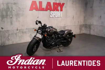 Alary Sport Cette MOTOCYCLETTE INDIAN SCOUT BOBBER LIMITED + TECH 2025 est disponible DÈS MAINTENANT...