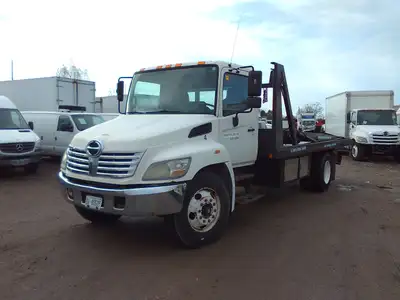 2008 Hino 308 20ft Car Hauler Stock Number:0760 -734,899 km -J08E Diesel Engine -AUTOMATIC TRANSMISS...