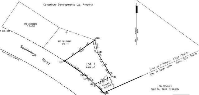 Southridge Road Rothesay NB - Very Private Lot for Sale in Land for Sale in Saint John - Image 2