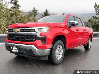Conquer any road and turn heads with the vibrant Red Hot 2025 Chevrolet Silverado 1500 LT Crew Cab P...