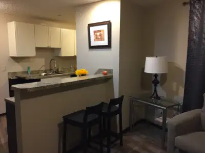 Two bed rooms basement suite with separate entrance in southside