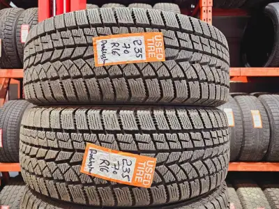 A pair of good used Winter P235/70R16 Double star Install and balance $235 Loose purchase $95 each T...