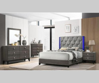 Queen bedroom set, includes mattress, monthy payemts available.