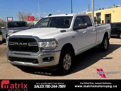 Now Available: 2019 RAM 2500 BIG HORN CREW CAB 4X4 has 150639 Km. Towing & Payload (Approximate) Max...