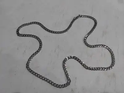 AVAILABLE IF POSTED, please reply with day/time to view, thank-you. New stainless steel curb link ne...