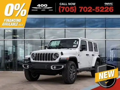 Welcome to 400 Chrysler Dodge Jeep Ram. The 2026 Jeep Wrangler is a brand new, iconic 4x4 SUV built...