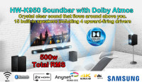 Samsung HW-K950 5.1.4CH  Soundbar with Dolby AtmoS (15 Speakers)