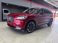 Experience the sophisticated elegance of the 2020 Lincoln Aviator Reserve in a stunning red exterior... (image 1)