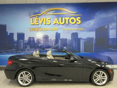 BMW 228I XDRIVE MPACKAGE 2016 CONVERTIBLE TOUT ÉQUIPÉ / BANC CHAUFFANT / CAMERA DE RECUL / GROUPE EL...