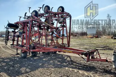 MORRIS 743 47 Ft Cultivator Deep tillage chisel plow Rebuilt cylinder seals 12 inch spacing, harrows...