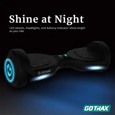 GO TRAX GOTRAX Edge Hoverboard smarter hoverboard + Charger, View more