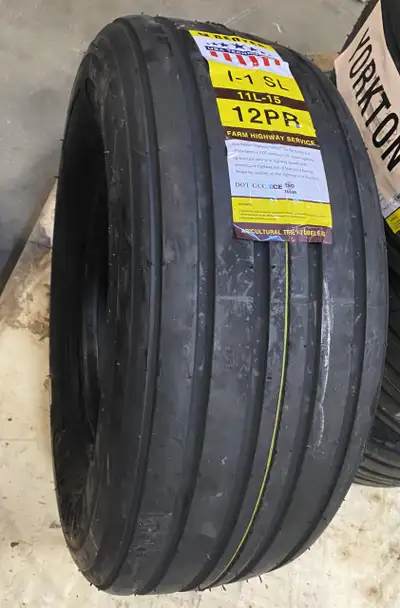 NEW 11L-15 12 PR HIGHWAY SERVICE AG TIRE 2024821 SALE $139.95 Low profile design for broad load dist...