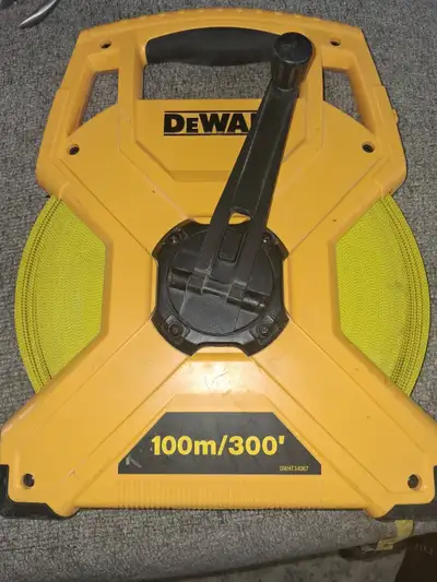 Dewalt 100 meter/300 foot measuring tape, View more