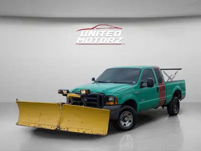 2007 Ford Super Duty F350 SRW SuperCab Snow Plow Salt Spreader Truck 6.0L V8 DIESEL POWERSTROKE AS-I...