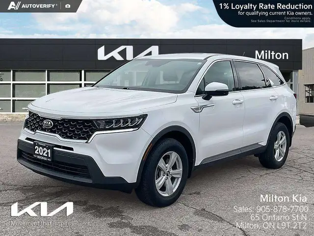 2021 Kia Sorento LX+ AWD| 7 PASSENGER| HEATED SEATS