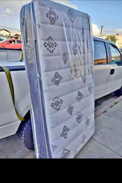 Bed Frame, Box Spring, Mattress – Perfect Starter Pack, View more