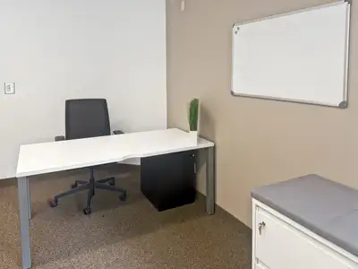 Get started right away with a ready-to-use office space to rent for two. Make a home for your busine...