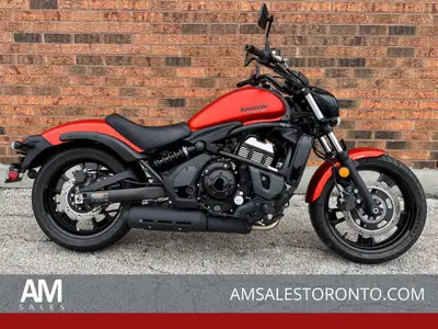 LIKE NEW Kawasaki Vulcan S 650 with ONLY 1,900 KM!! ABS brakes, easy on insurance and fun to ride, v...