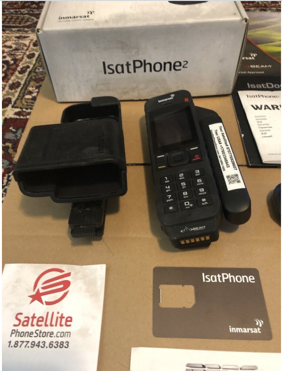 Inmarsat IsatPhone 2 Satellite Phones bundle, 6,954 prepaid mins in Other in Edmonton - Image 3