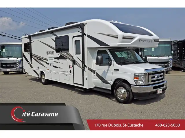 2023 Entegra Coach Odyssey 31F Bund Bed NEUF VR/RV Classe C 2023 in RVs & Motorhomes in Laval / North Shore - Image 3