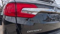 This 2020 Honda Odyssey EX-L finished in a sleek black exterior with a matching black leather interi... (image 9)