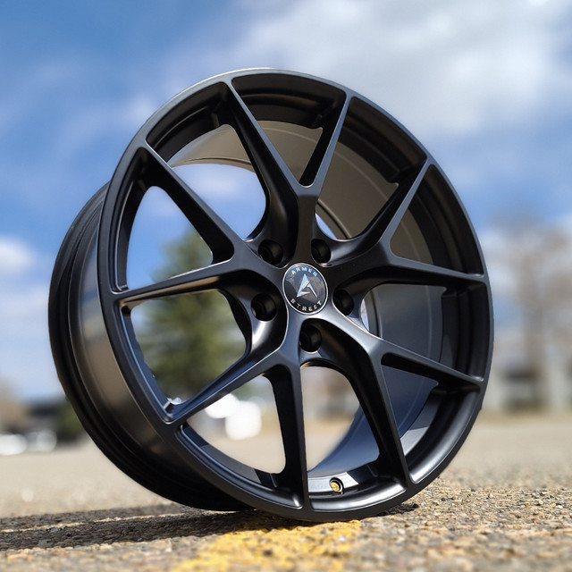PACKAGE!! 20" CONCAVE 5 spoke rims - Matte Black - ONLY $1090 in Tires & Rims in Calgary