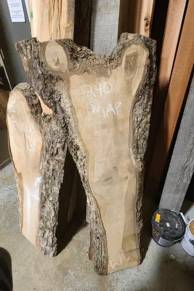 We are many different maple slabs to chose from. Ranging from $180 - $500 Come down to take a look!...