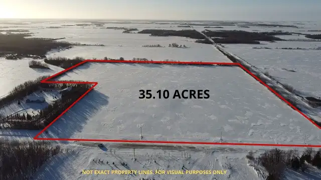 35acre corner lot! Perfect for dream home or farmland investment