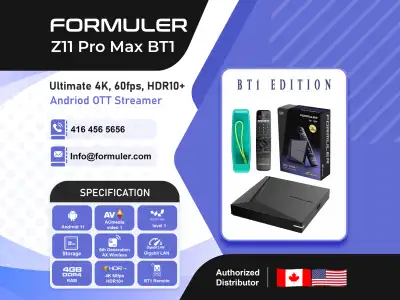 Formuler Z11 Pro Max 4K Android 11 BT1 Edition, View more