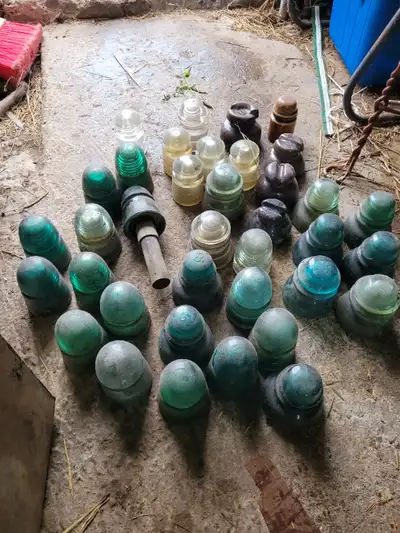 Glass hydro insulators..Prices vary, View more