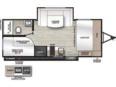 2026 Forest River 18BHSX Introducing the 2026 Forest River AURORA 18BHSX! Located at Chudds PowerSpo...
