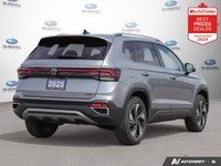 New Price! Pyrite Silver Metallic 2025 Volkswagen Taos Comfortline AWD | Leather | Rear Cam AWD 8-Sp... (image 4)