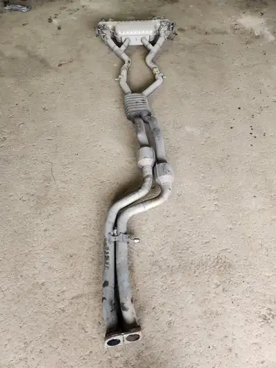 REAR REBAR $400 COMPLETE EXHAUST (MINUS FRONT CATS/TURBOS) - willing to piece it out if money is rig...