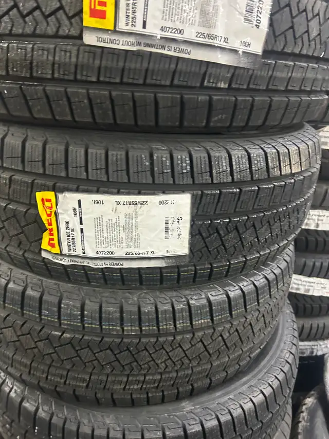 4 Brand New Pirelli Ice Zero Asimmetrico  225/65R17 in Tires & Rims in Ottawa - Image 3