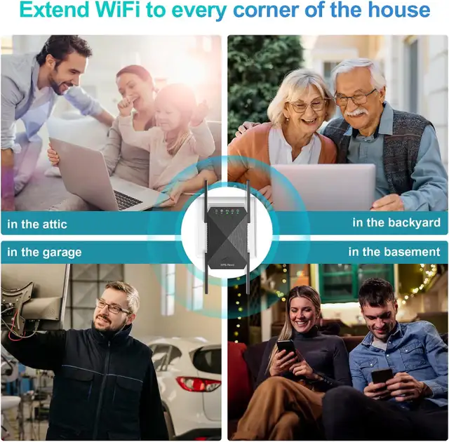 WiFi Extender 2024 Fastest WiFi Booster 1200Mbps Dual Band in General Electronics in Markham / York Region - Image 3
