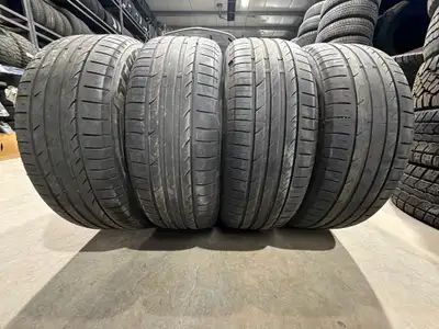 Four used 235/55R19 105Y Tracmax X-Privilo TX3 extra load tires. Manufacture date 0623 In decent con...